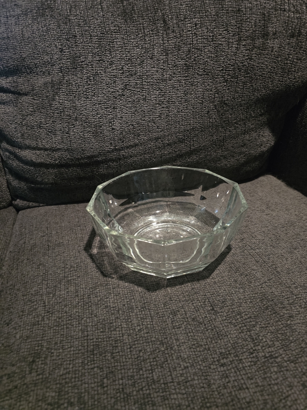 Bormioli Rocco | Vintage Italy Faceted Crystal Bowl